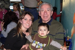 Daniela, Great Grandpa Giuseppe, and Alonzo