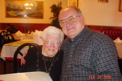 Grandma Ceccarelli & Father Mac